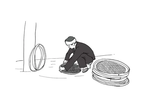 စာပွဲးယက်နေပုံ